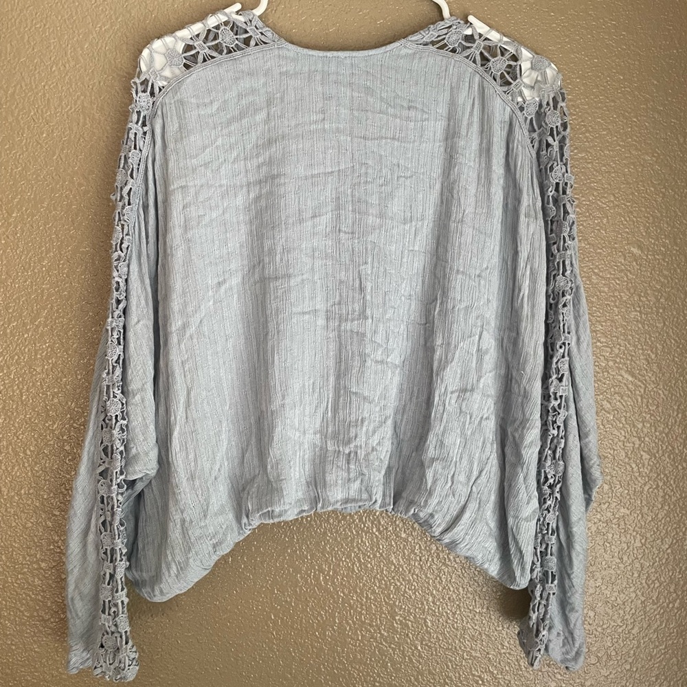 Free People Runaway Crochet Blouse - Picture 5 of 6
